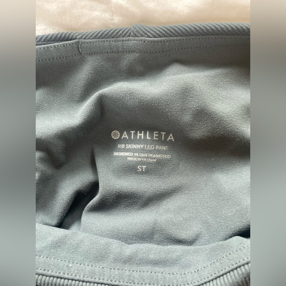 ATHLETA rib skinny leg pant bundle of 2 black and gray small tall length - Picture 5 of 11